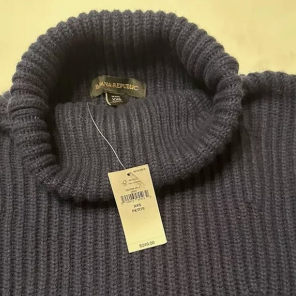 Banana Republic Oversized Merino Cashmere Sweater XXSP NWT - Picture 4 of 7